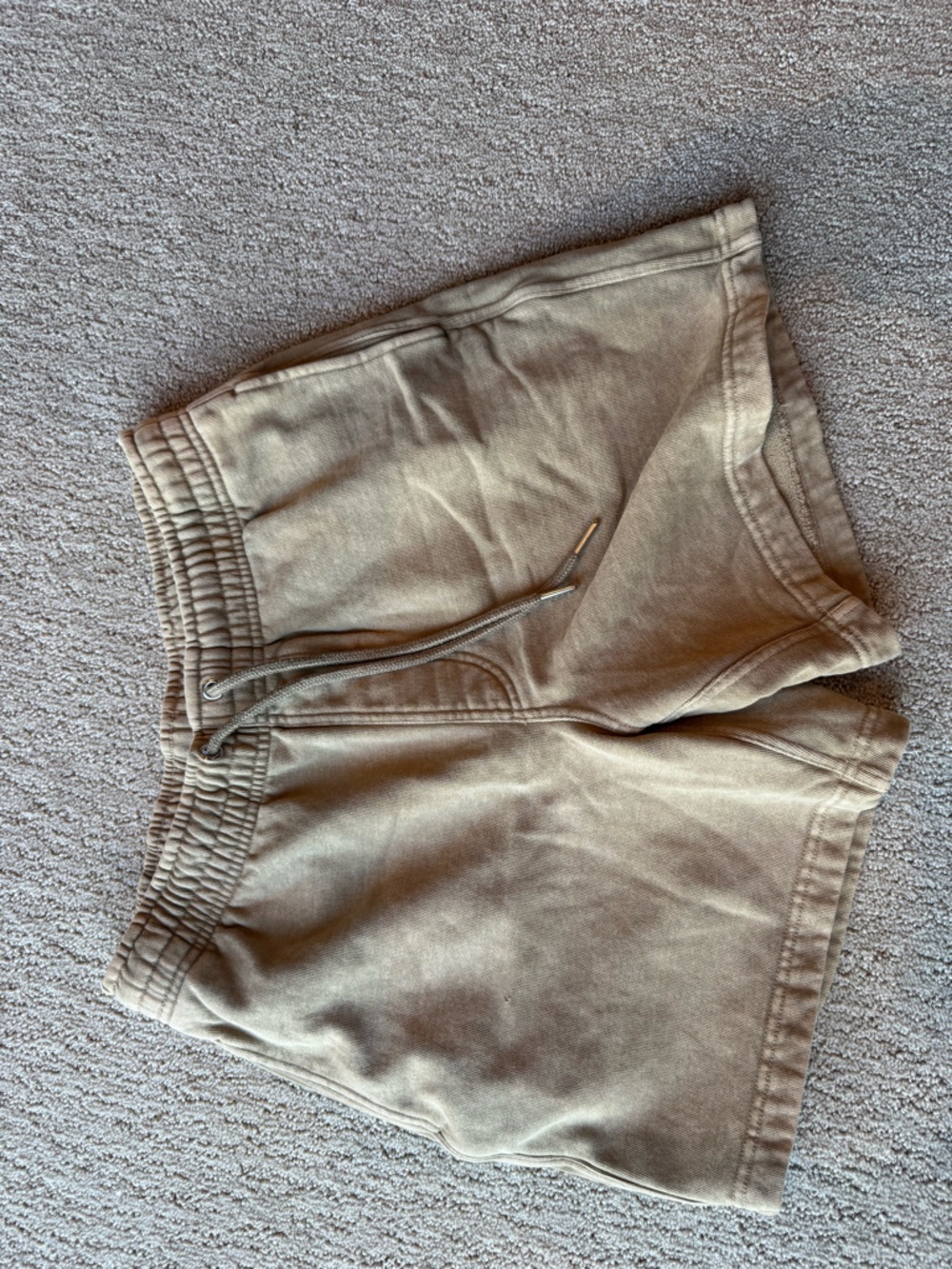 Small Chubbies Drawstring Terry Shorts - Tan